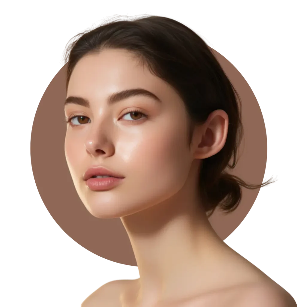 Beautiful Skin Care Model